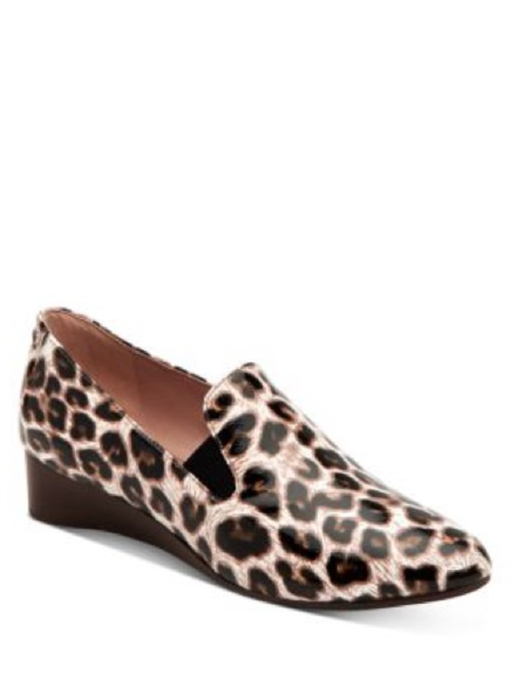 Tayrn Rose 11 Comfort Leopard Slip-On Wedge Loafer Waterproof Office Support